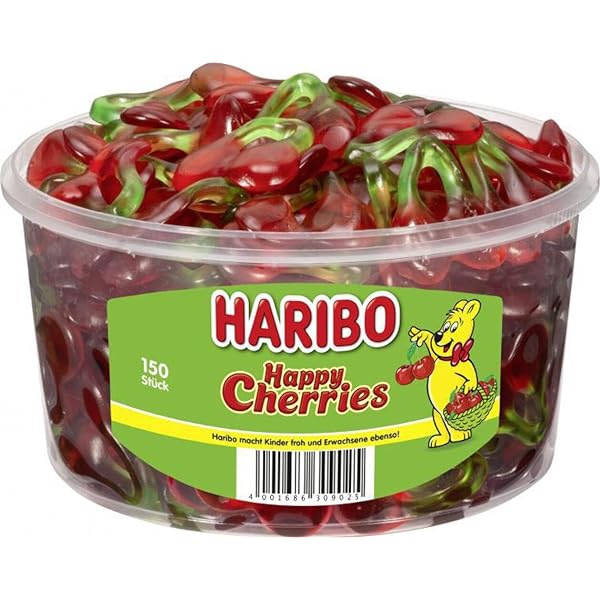 Cherry Happy Big Haribo x5